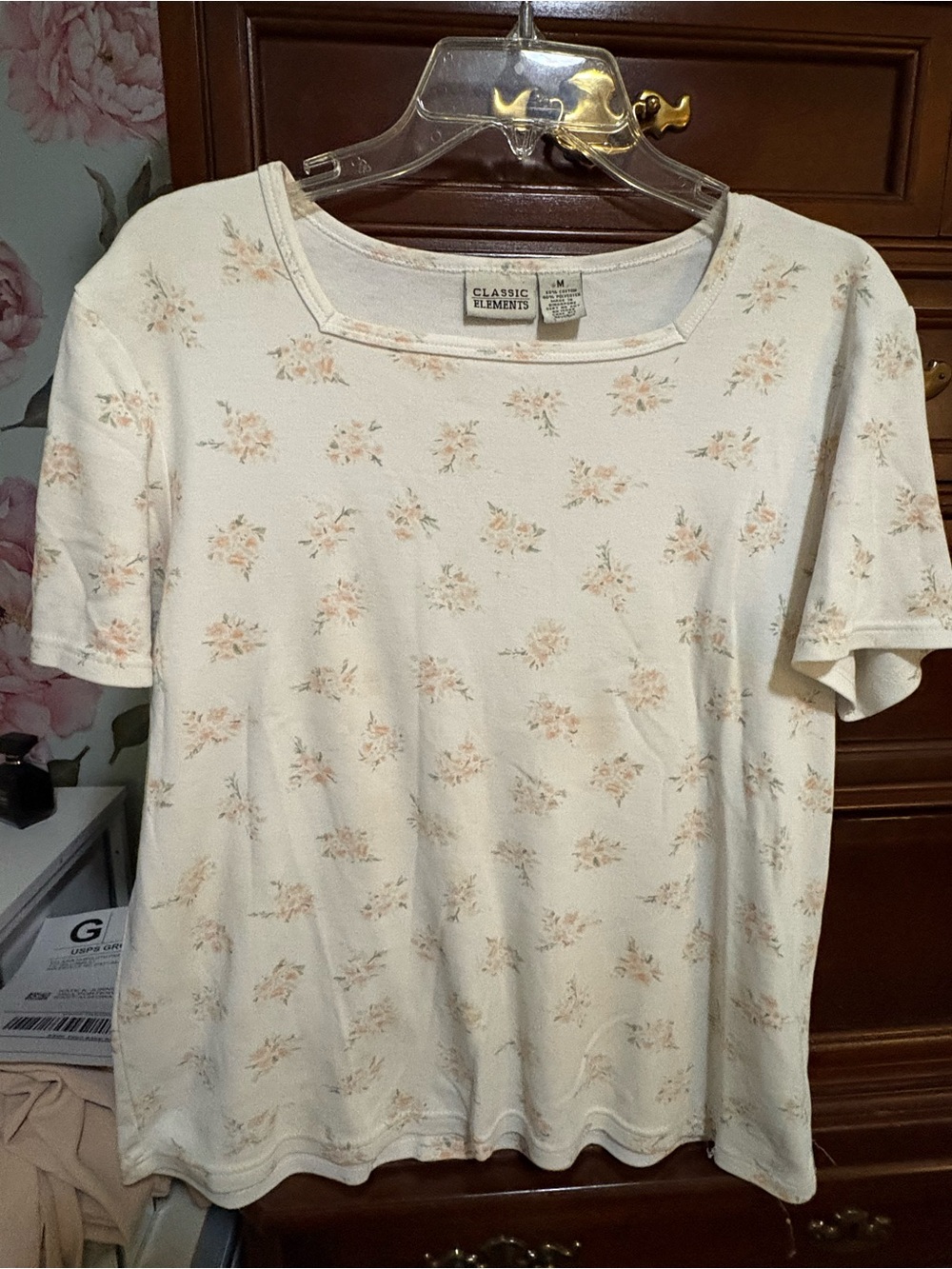 Three women’s shirts, size medium
